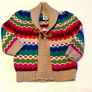 Gymboree 18-24 months colorful striped sweater.